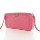 Chanel Lambskin Boy Double ...