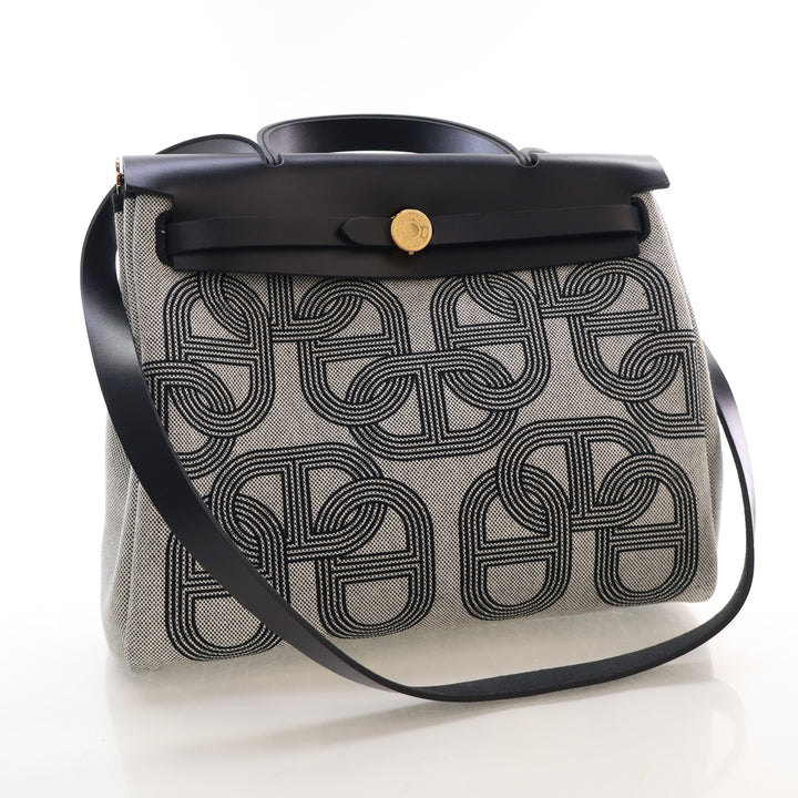 Hermes Noir Vache Hunter Herbag Zip 31