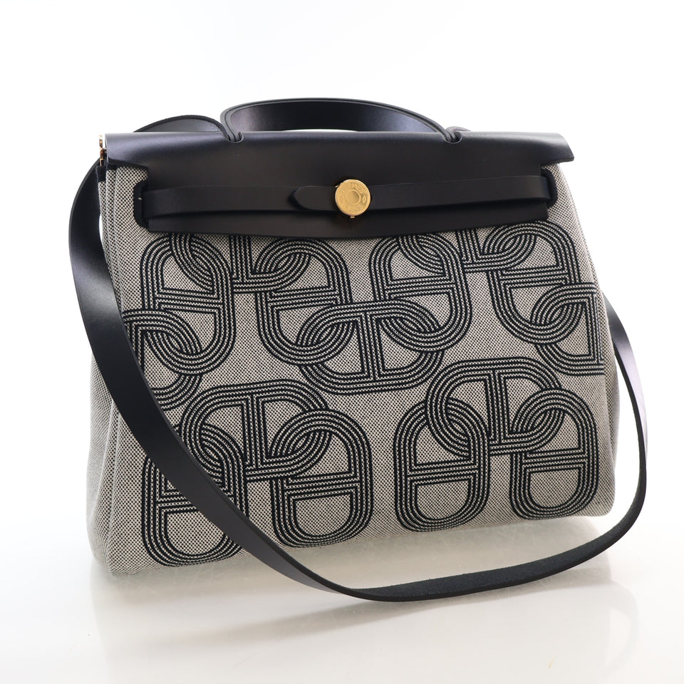 Hermes Noir Vache Hunter Herbag Zip 31