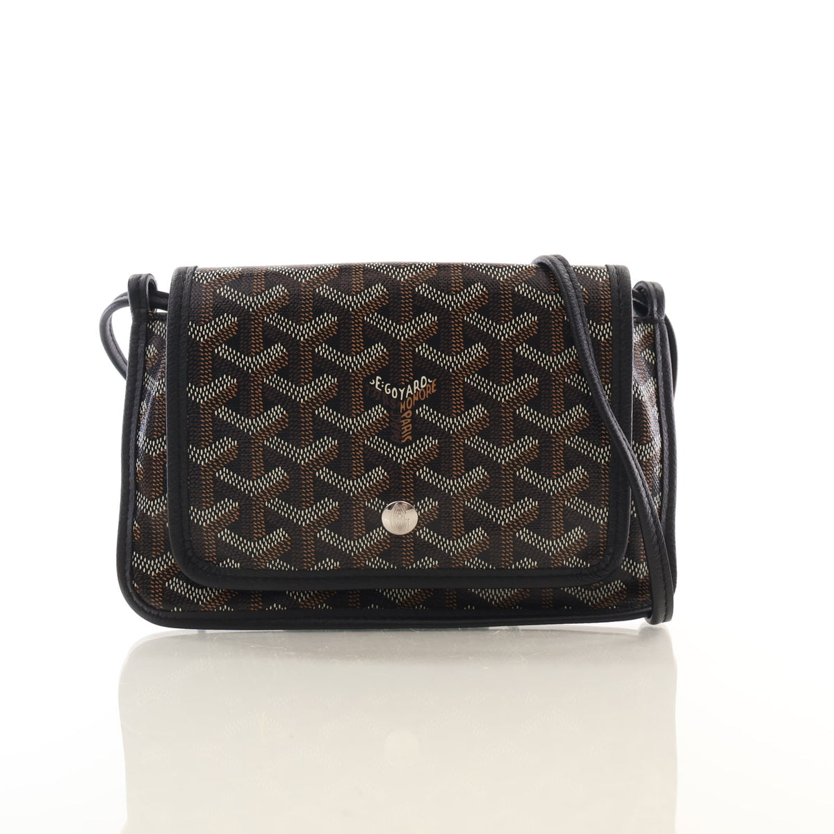 Pre-Owned Goyard Goyardine Plumet, front view, authenticated at Luxe Du Jour