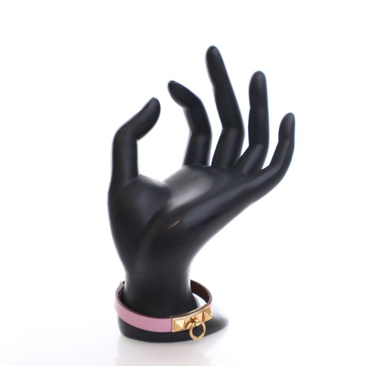 Hermes Mauve Sylvestre Swift Mini Rivale Bracelet, photo 2 of 10