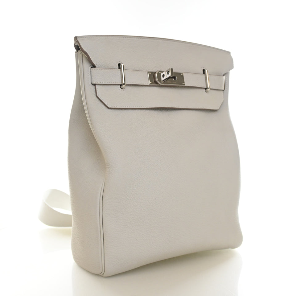 Hermes Gris Pale Togo Hac A Dos GM