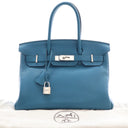 Hermes Bleu Izmir Togo Birk...