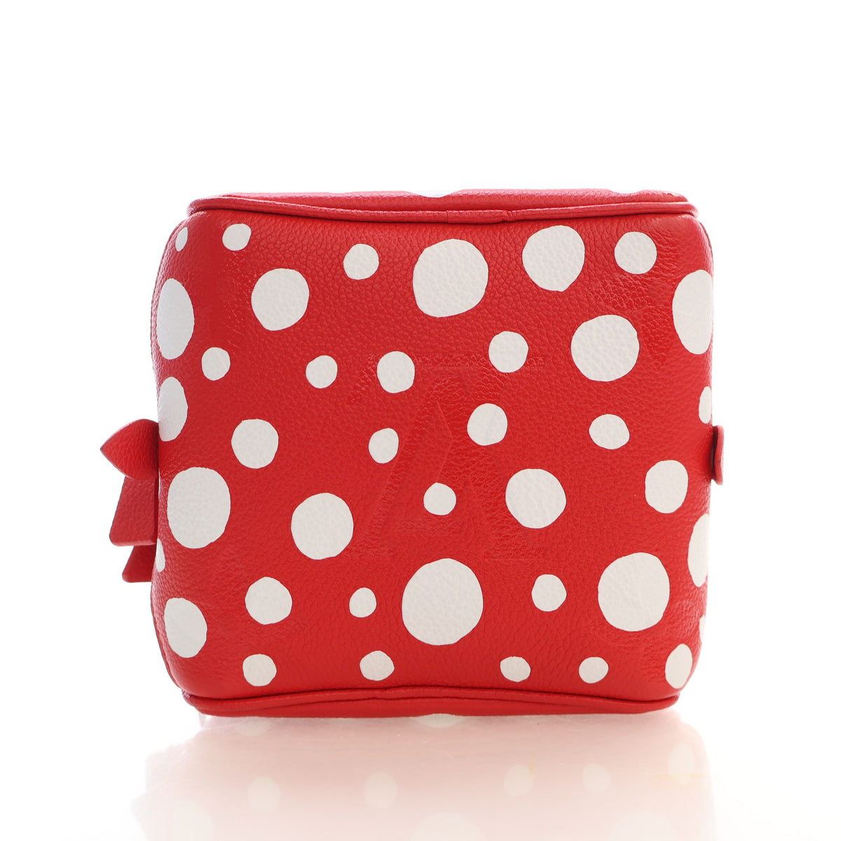 Pre-Owned Louis Vuitton X Yayoi Kusama Monogram Empreinte Square Bag, base and feet view