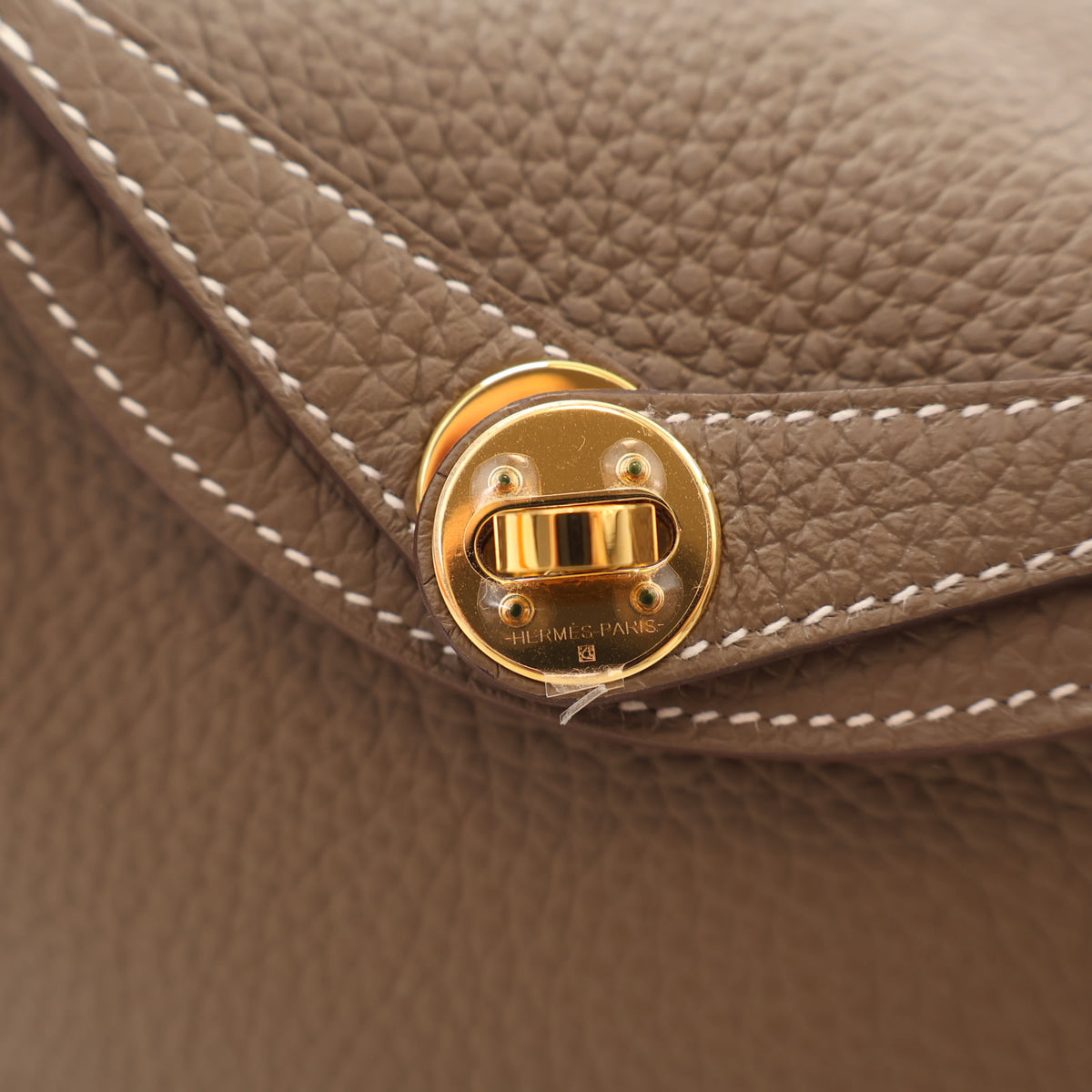 Hermes Etoupe Clemence Mini Lindy 20, photo 4 of 15