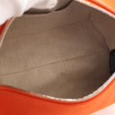 Hermes Orange Feu Toile Bri...