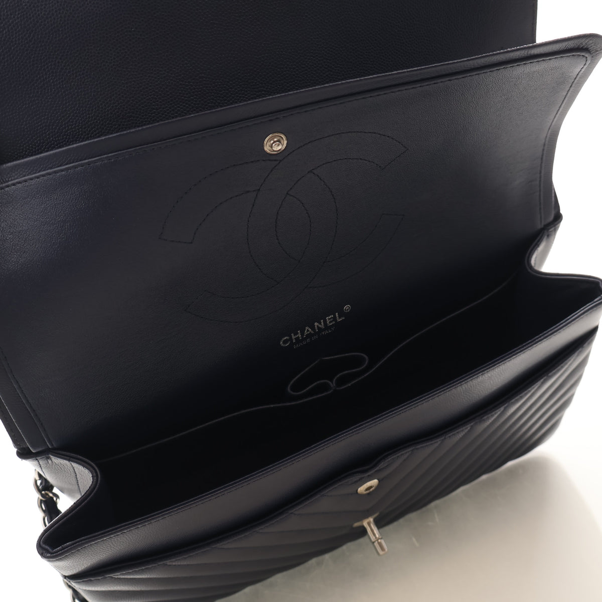 Chanel Jumbo Caviar Double Flap Bag, photo 13 of 20