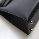 Hermes Noir Veau Madame Sel...