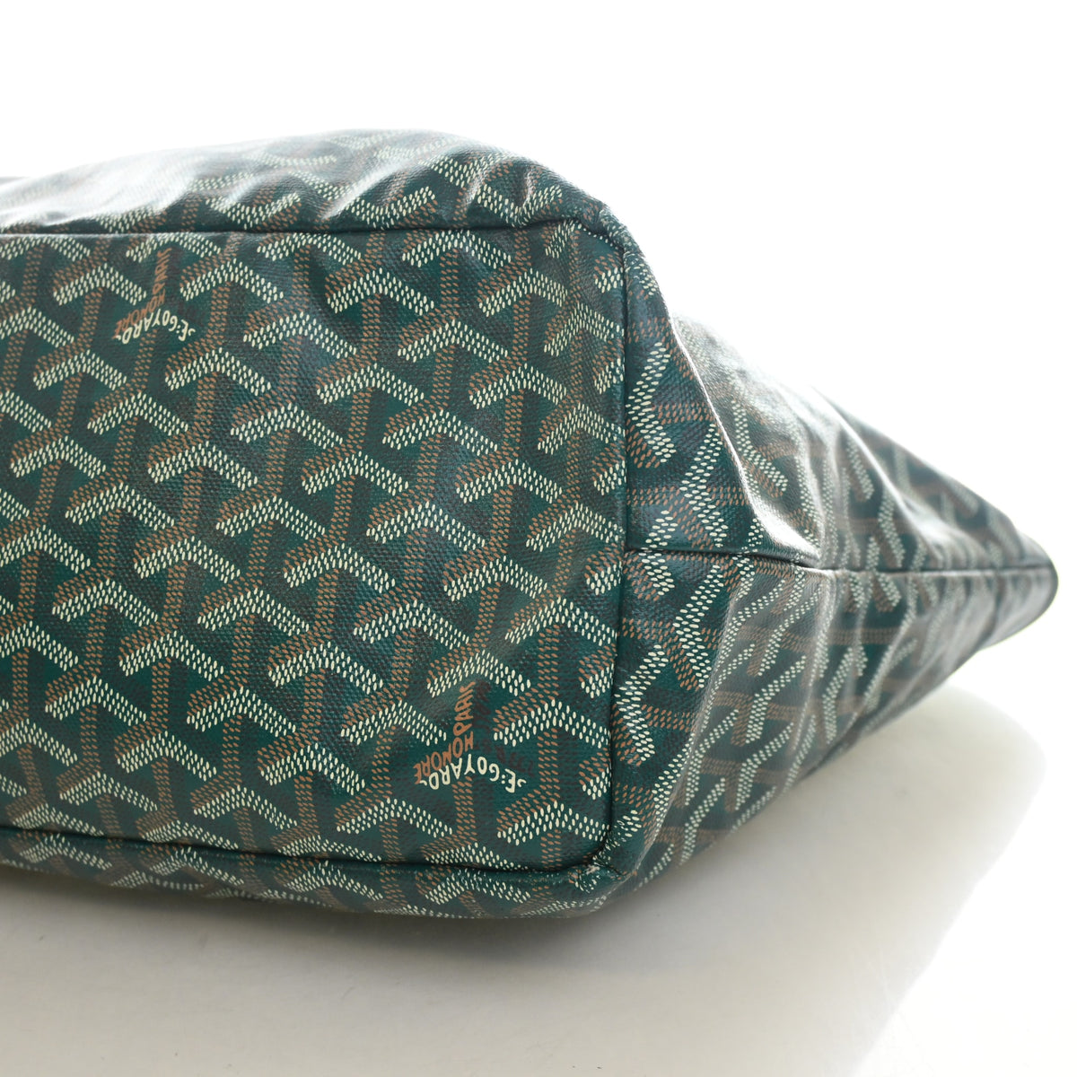 Pre-Owned Goyard PM Goyardine St. Louis, base and feet view, photo 7 of 21