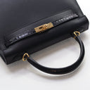 Hermes Noir Veau Madame Sel...