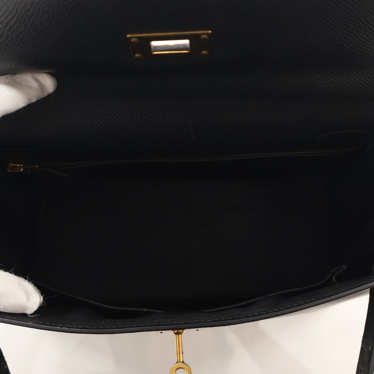 Hermes Noir Epsom Kelly 28, photo 12 of 16