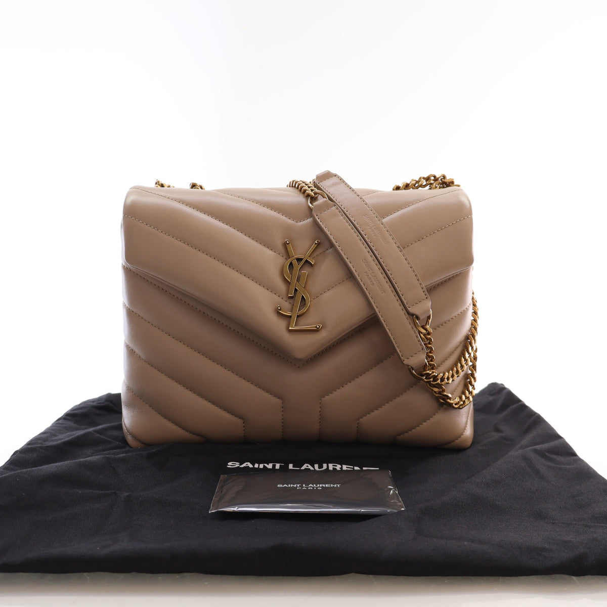 Pre-Owned Saint Laurent Loulou Small Calfskin, front view, photo 15 of 15