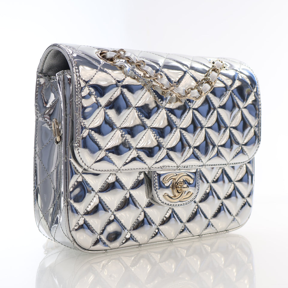 Chanel Medium Patent Hollywood Boulevard Backpack