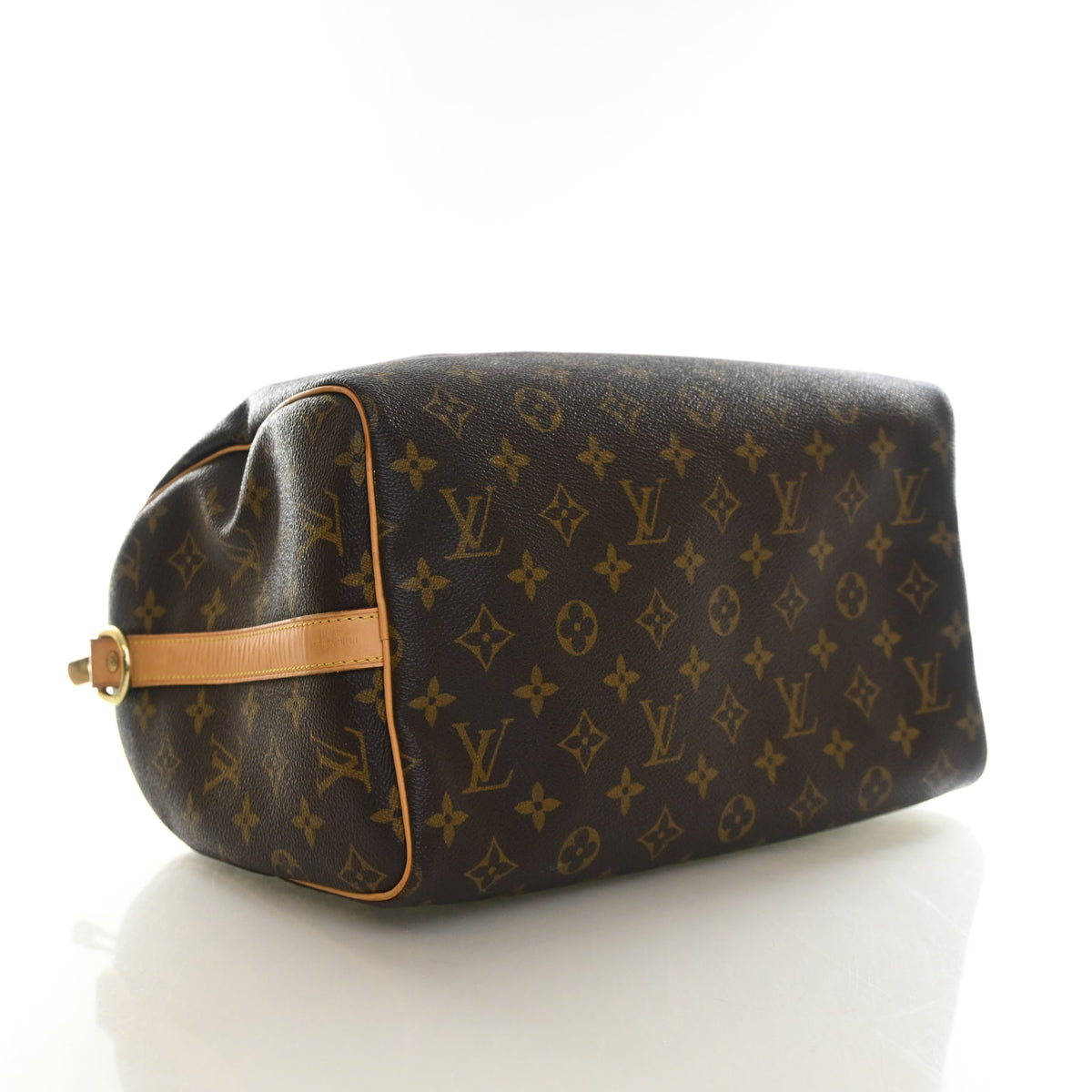 Pre-Owned Louis Vuitton Speedy Bandouliere 30 Monogram, base and feet view