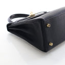 Hermes Noir Togo Lizard Tou...