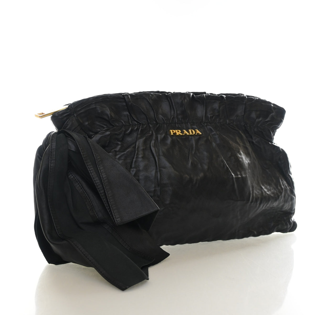 Prada Nappa Antique Bow Clutch, photo 2 of 13
