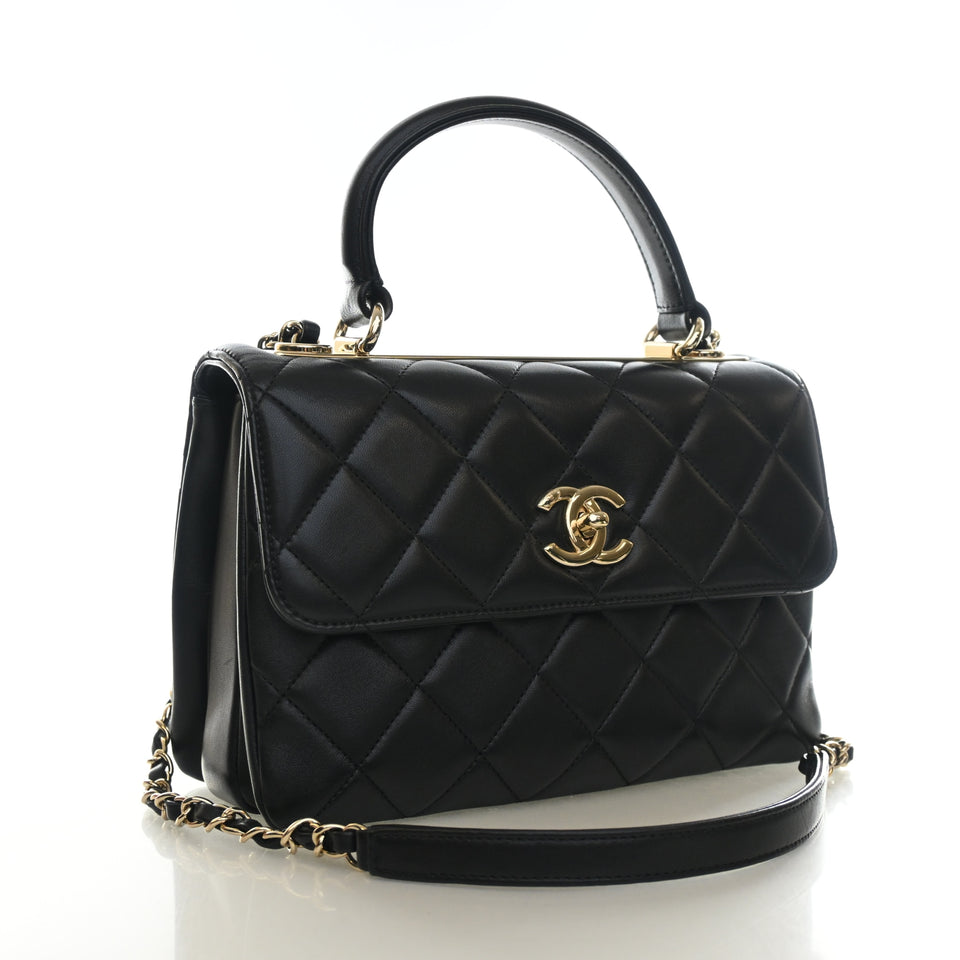 Chanel Small Lambskin Trendy CC Top Handle Bag