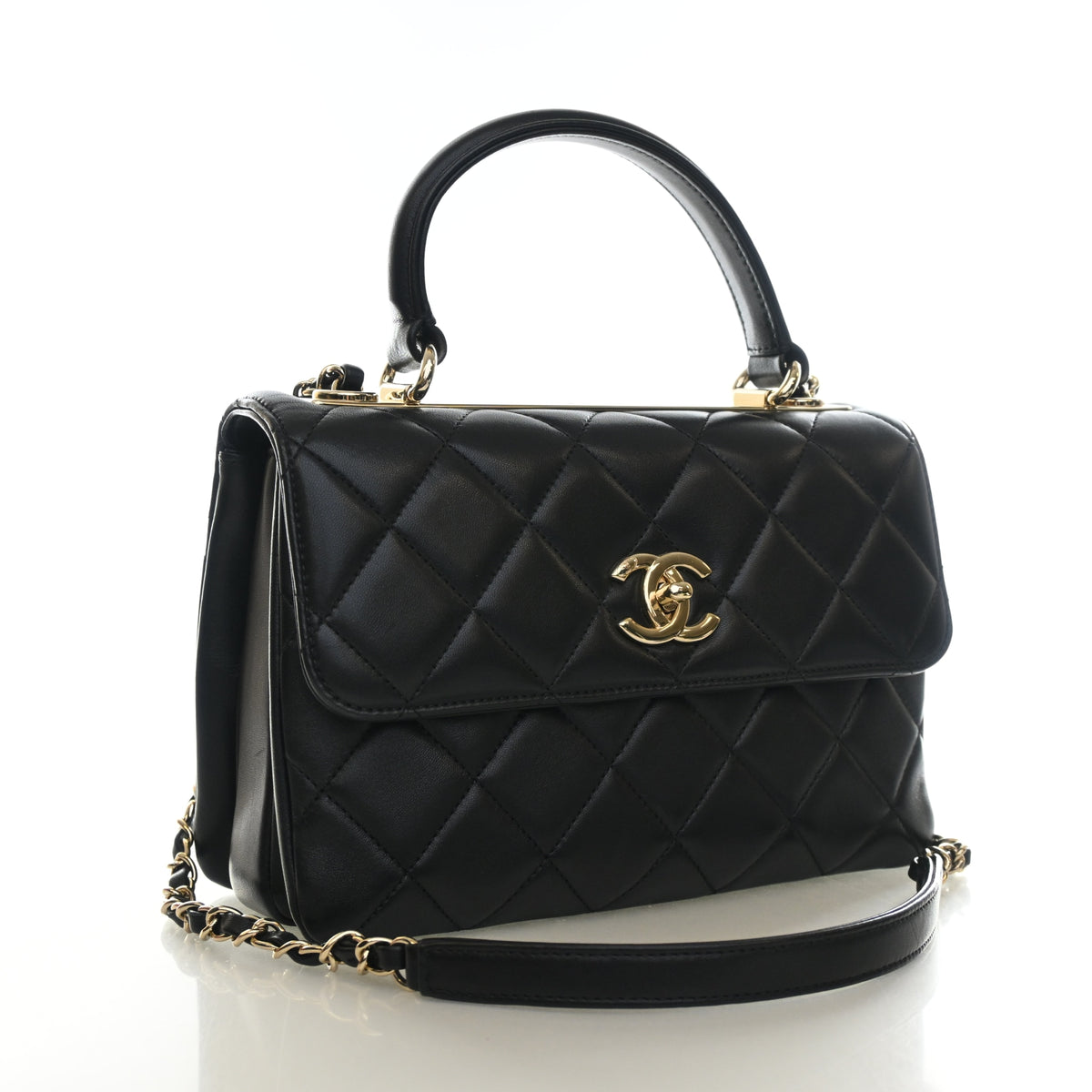 Chanel Small Lambskin Trendy CC Top Handle Bag, photo 2 of 15