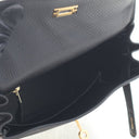 Hermes Noir Togo Kelly 25