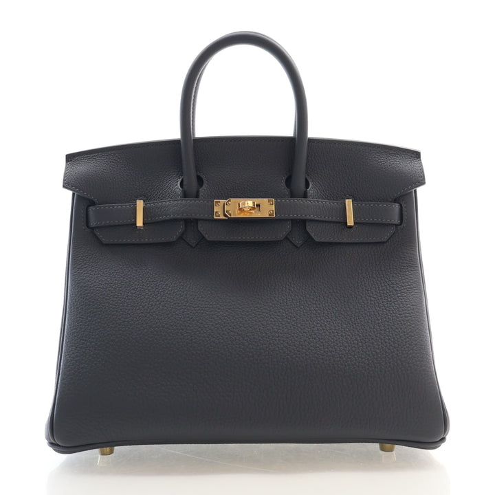 Hermes Gris Misty Togo Birkin 25