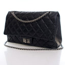 Chanel Black Aged Calfskin ...