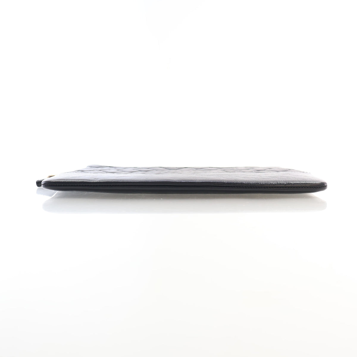 Pre-Owned Chanel Case Medium Aged Calfskin Gabrielle Cosmetic, side profile, photo 9 of 14