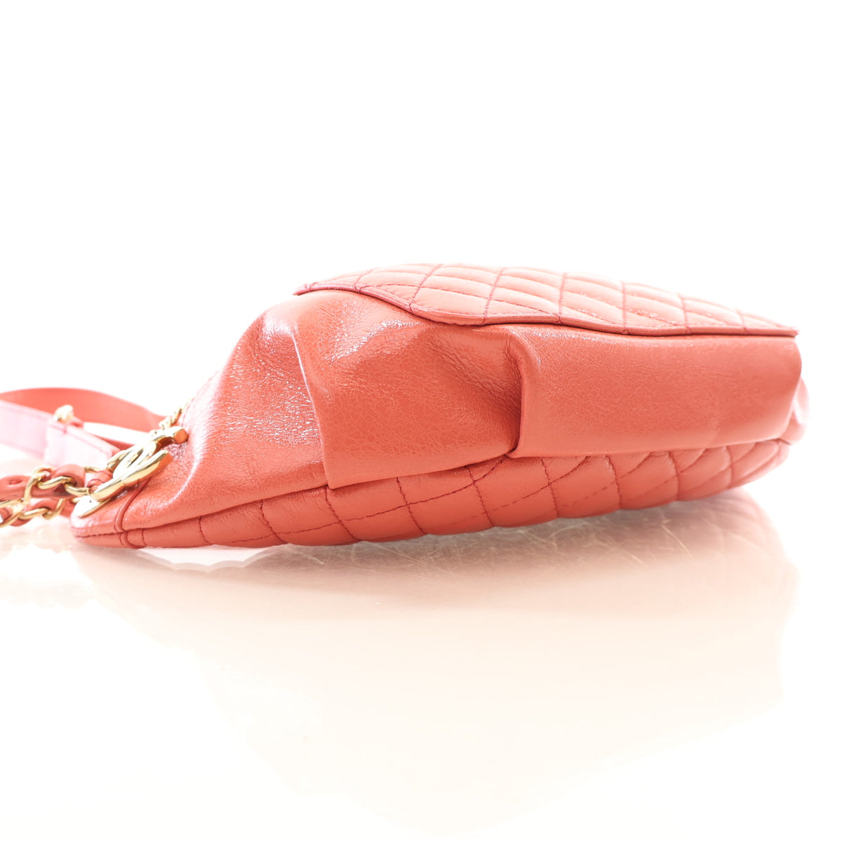 Pre-Owned Chanel Lambskin Quilted Waist Bag, side view