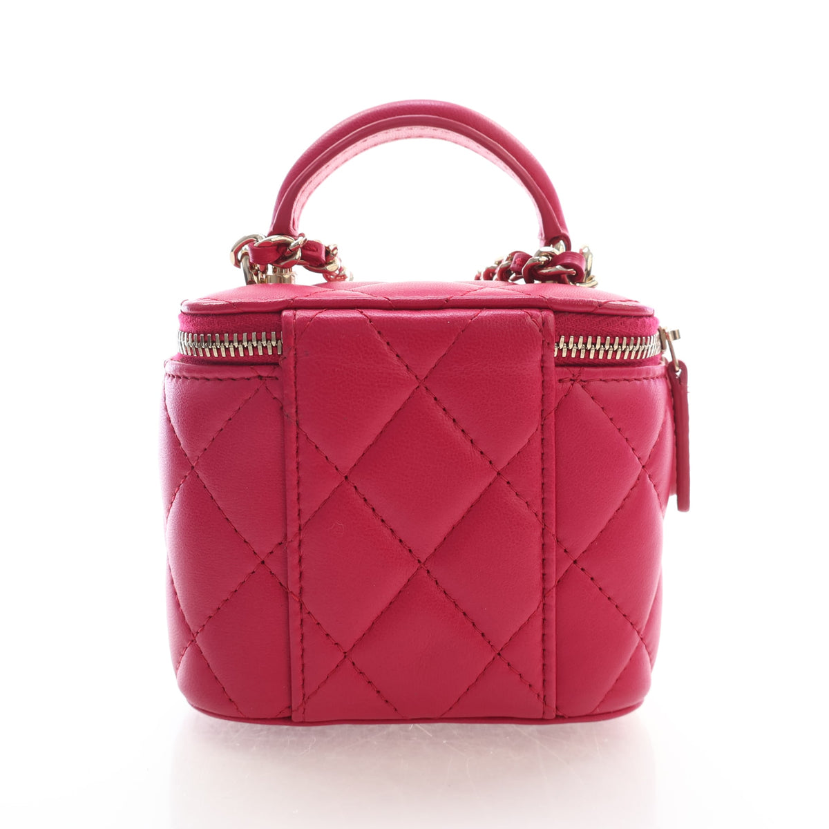 Pre-Owned Chanel Vanity Mini Lambskin Bag, front view
