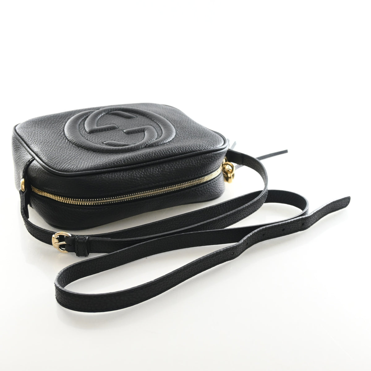 Pre-Owned Gucci Crossbody Bag Calfskin Soho Disco, front view, photo 9 of 15