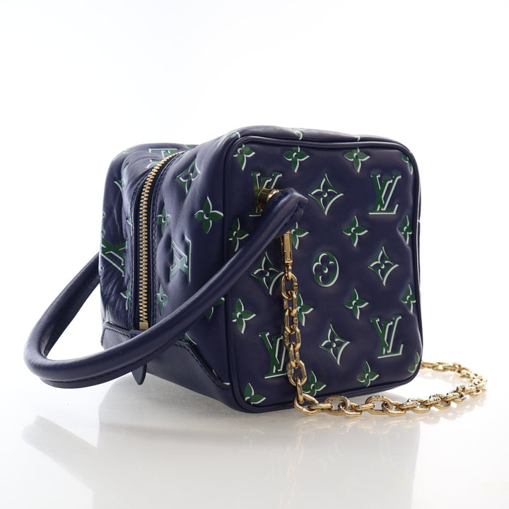 Louis Vuitton Monogram Embossed Lambskin Square Bag