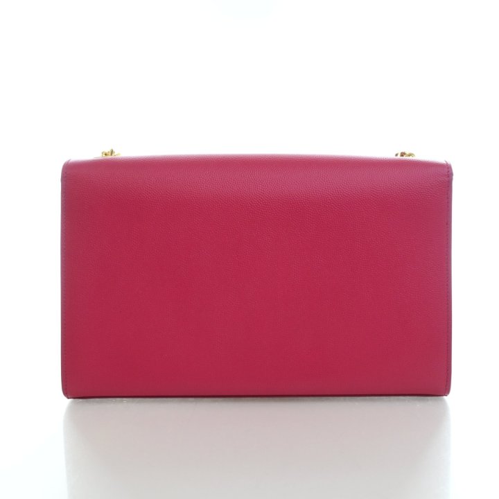 Pre-Owned Saint Laurent Medium Calfskin Kate Chain Bag, back view
