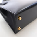 Hermes Noir Box Calf Mini K...