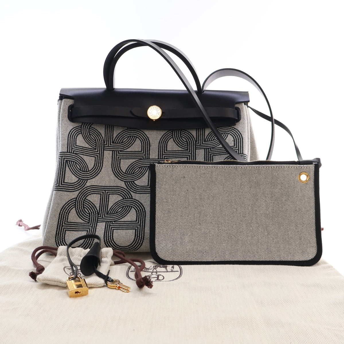 Hermes Noir Vache Hunter Herbag Zip 31, photo 17 of 17
