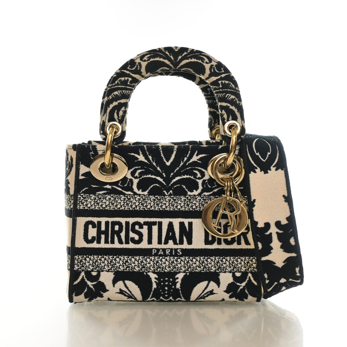 Christian Dior Mini Embroidered Canvas Lady D-Lite, photo 1 of 17