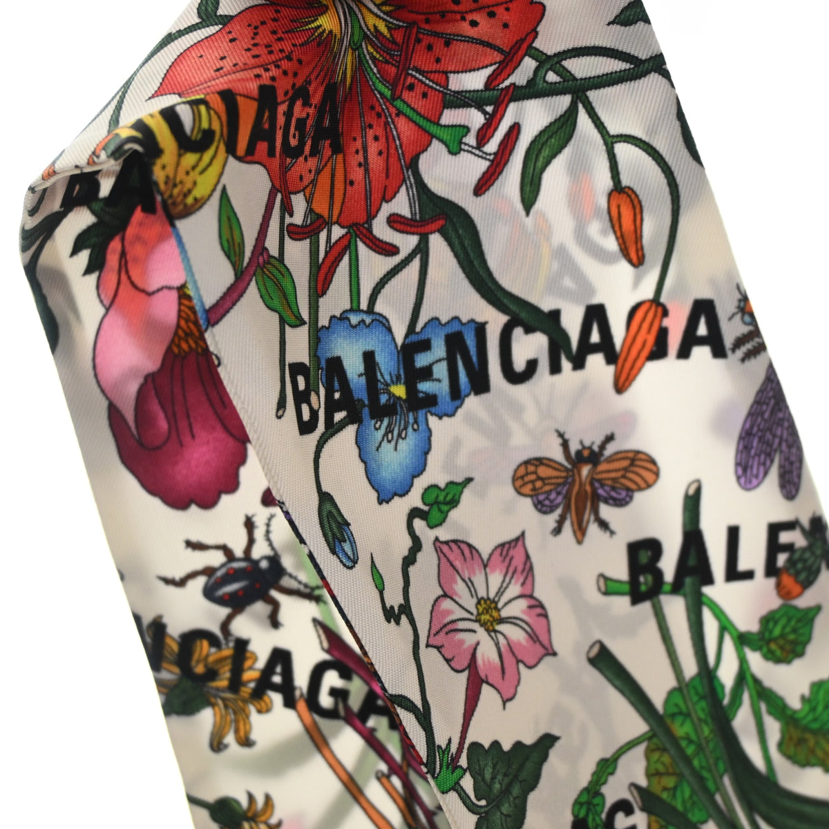 Gucci X Balenciaga Silk Flower Scarf, photo 5 of 8