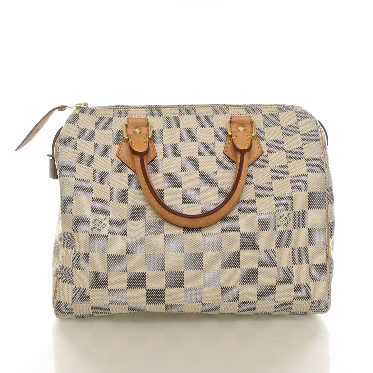 Pre-Owned Louis Vuitton Speedy 25 Damier Azur, front view