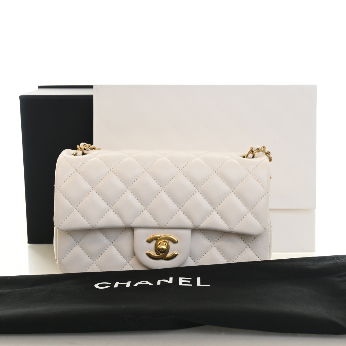 Chanel Mini Lambskin Rectangular Pearl Crush Flap Bag, photo 15 of 15