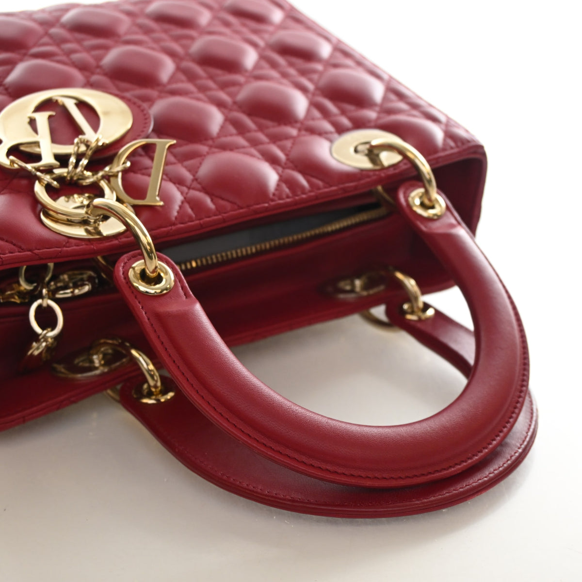 Christian Dior Medium Lambskin Lady Dior, photo 9 of 19