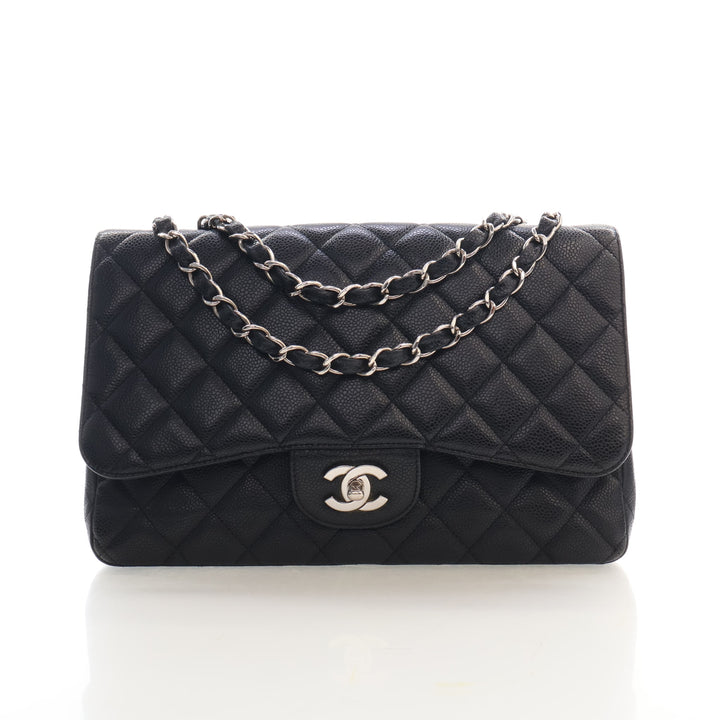 Chanel Jumbo Caviar Classic Single Flap Bag
