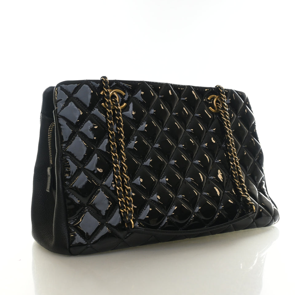Chanel Patent Paris-Salzburg Eyelet Tote