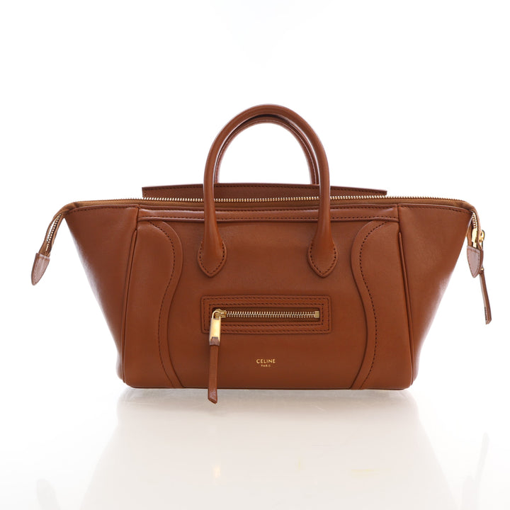 Celine Small Lambskin Luggage Tote