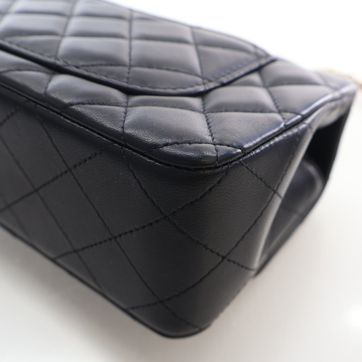 Chanel Mini Lambskin Rectangular Top Handle Classic Flap Bag, photo 13 of 17
