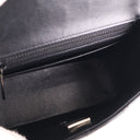 Chanel Lambskin So Black Mi...