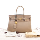 Birkin 30 Gris Turterelle