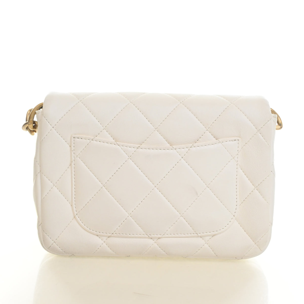Chanel Small Lambskin Chain Flap Bag, photo 11 of 18