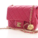 Chanel Mini Lambskin Square...