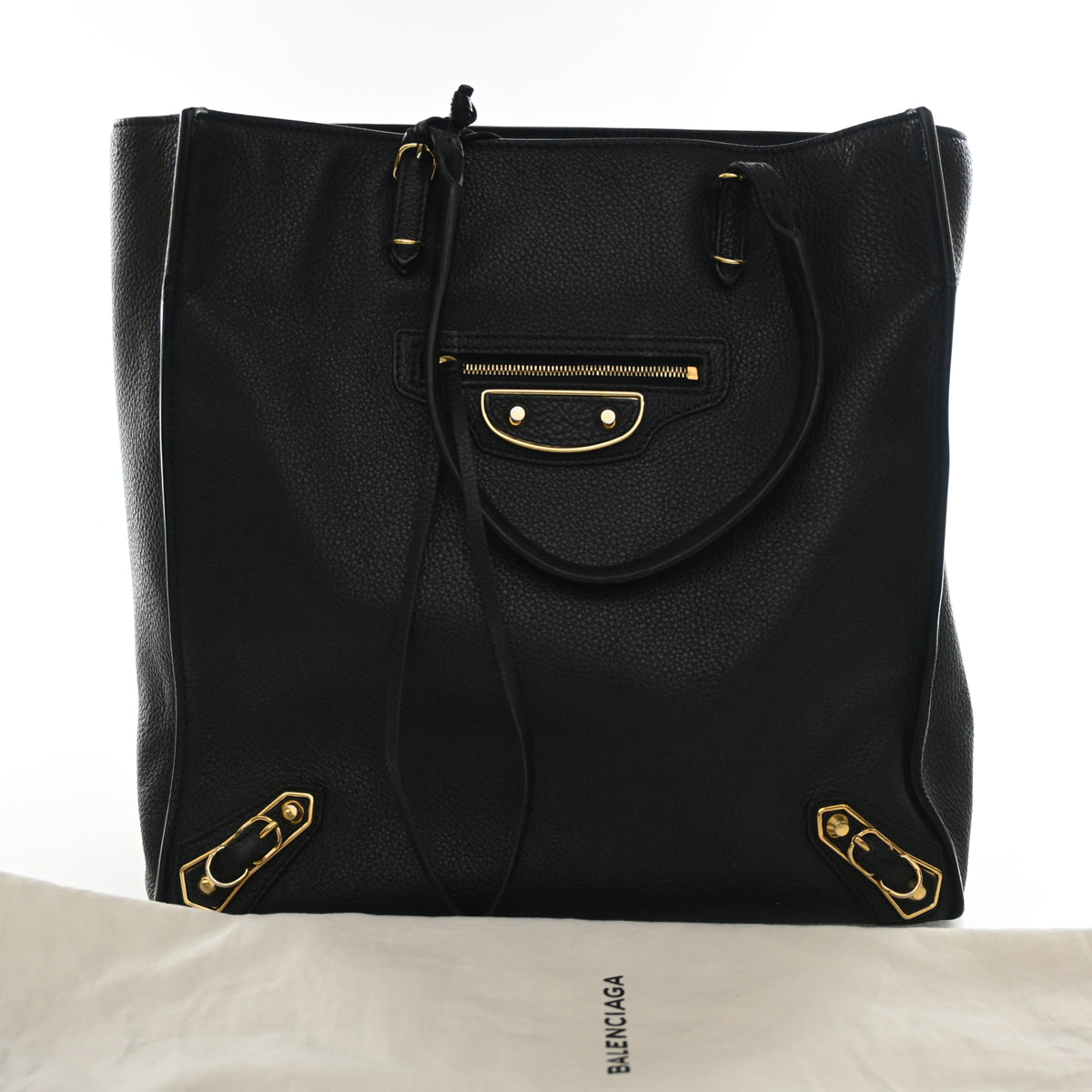 Pre-Owned Balenciaga Tote Calfskin Papier, front view, photo 17 of 17