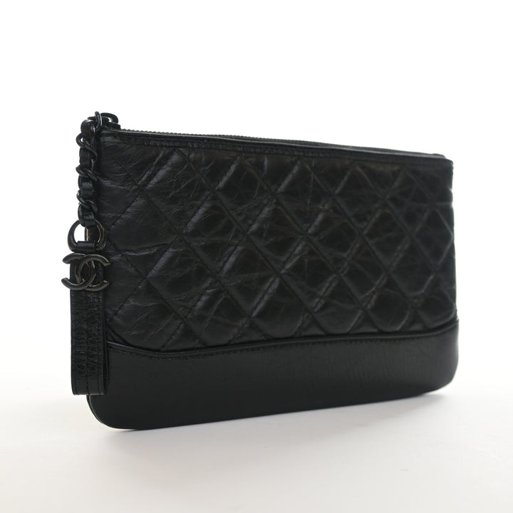 Chanel Aged Calfskin Gabrielle Pouch