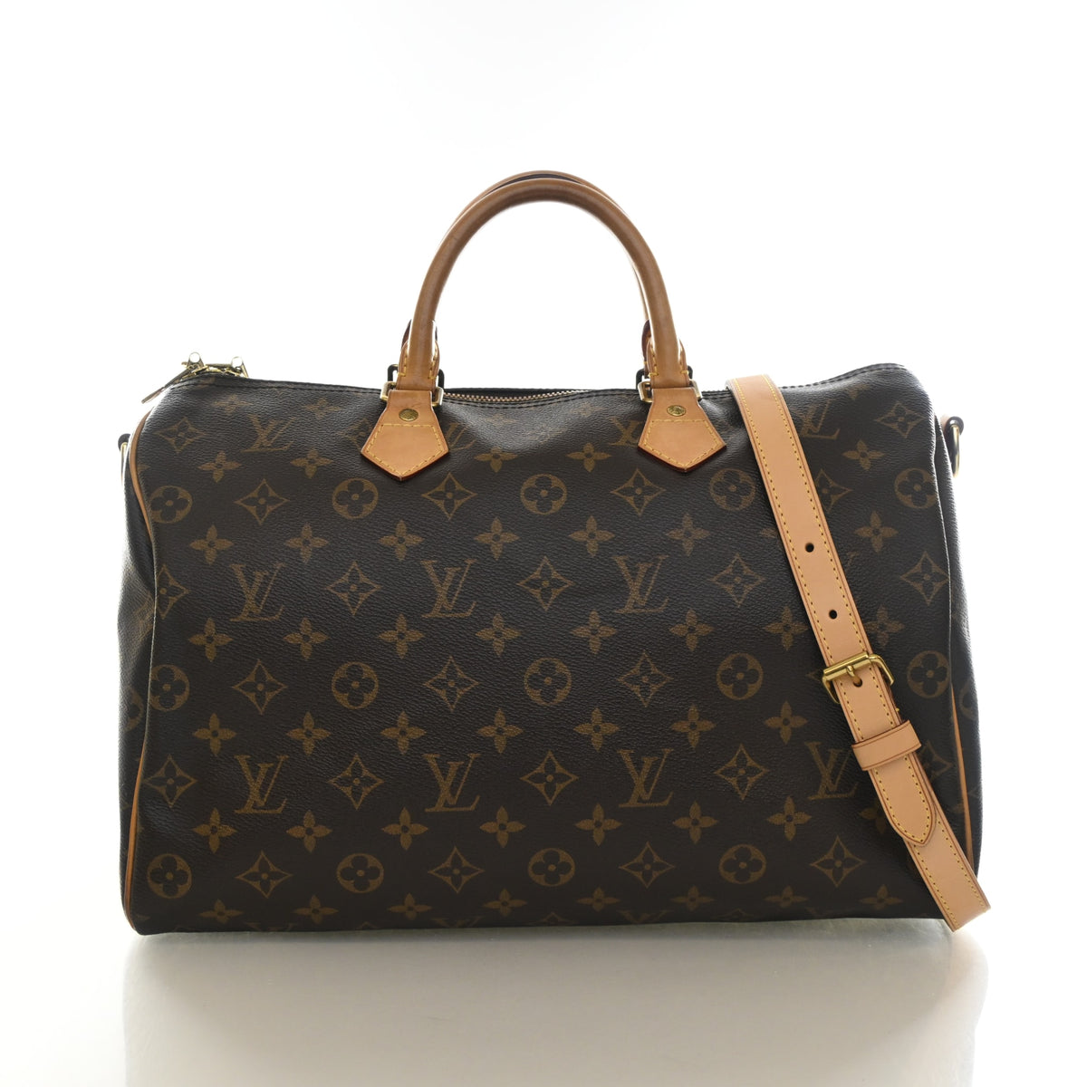 Pre-Owned Louis Vuitton Speedy Bandouliere 35 Monogram, front view