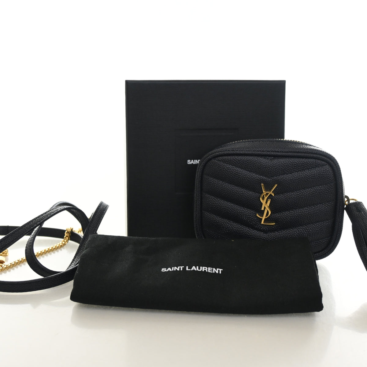 Saint Laurent Baby Grained Calfskin Lou Bag, photo 13 of 13